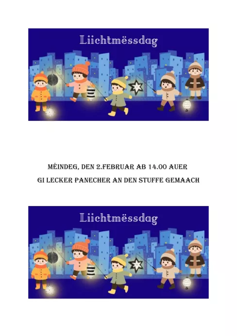 Liichtmëssdag 
