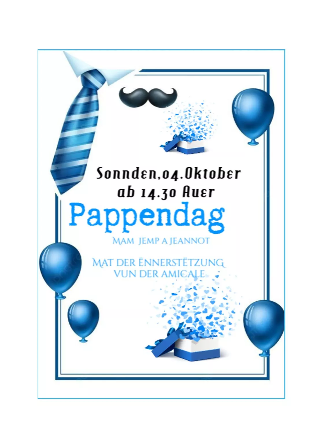Pappendag dën 4.Oktober