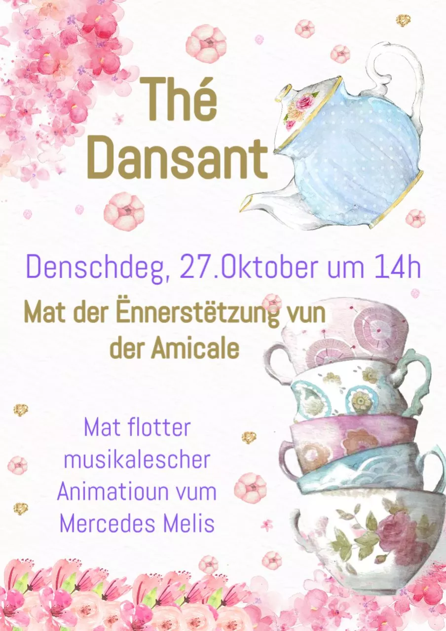 Thé dansant 27.Octobre